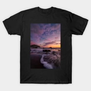 Sunset Seascape from Northern California T-Shirt